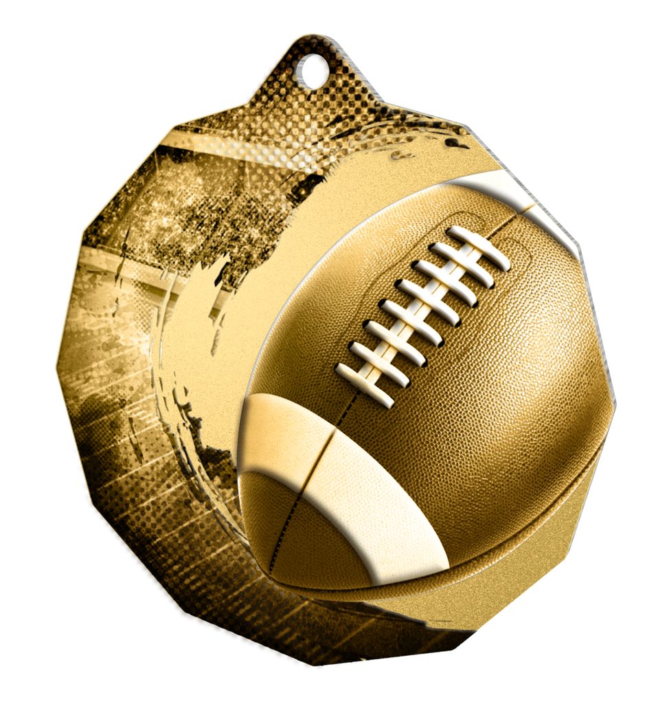 Kovová medaile MDMR03M35 | Americký fotbal
