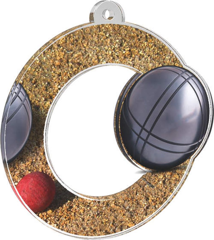 Akrylátová medaile MDA0010M27 | Petanque