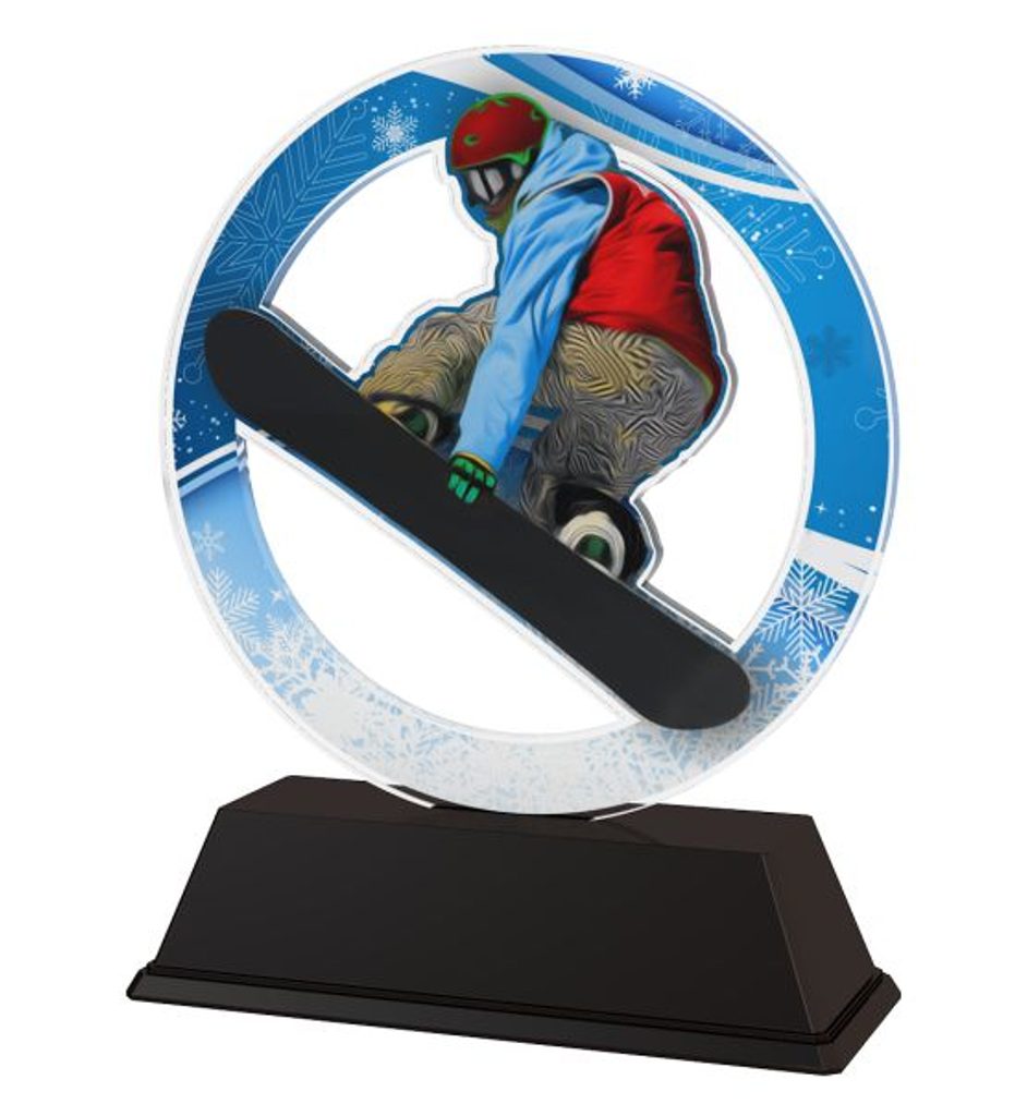 Akrylátová trofej CBCUS001M11 | Snowboard
