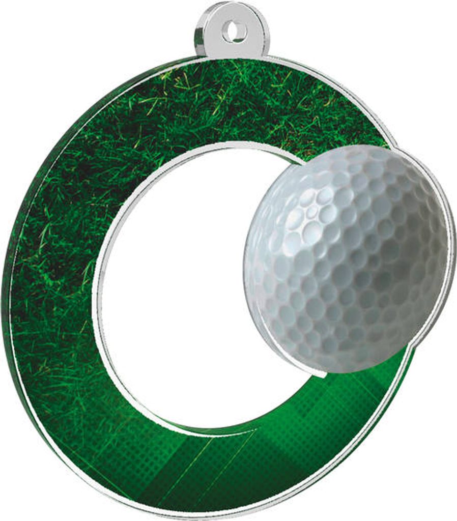 Akrylátová medaile MDA0010M39 | Golf