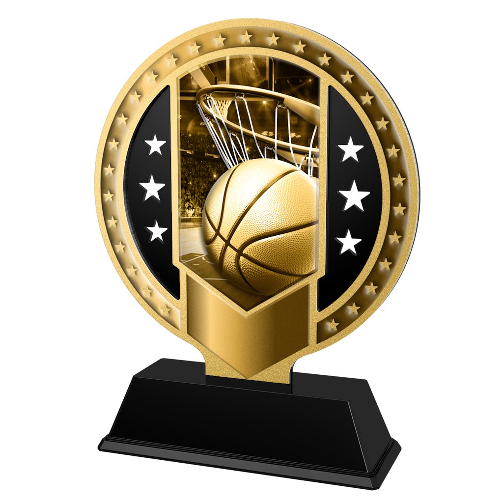 Kovová trofej SAMR03M01 | Basketball