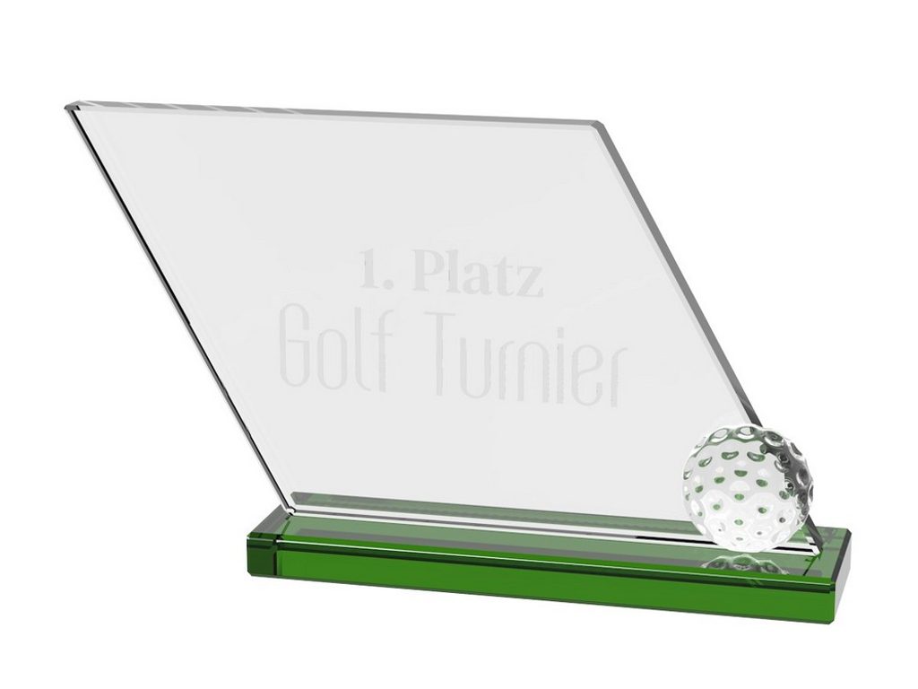 Skleněná trofej CR20215 | Golf