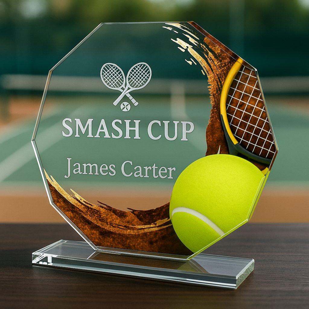 Skleněná trofej CR2024301M05 | Tenis