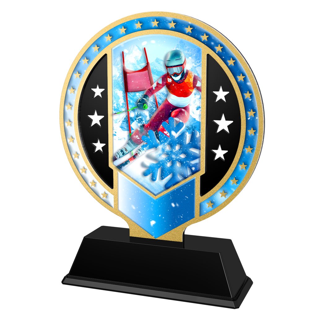 Kovová trofej SAM03M32 | Sjezdové lyžování