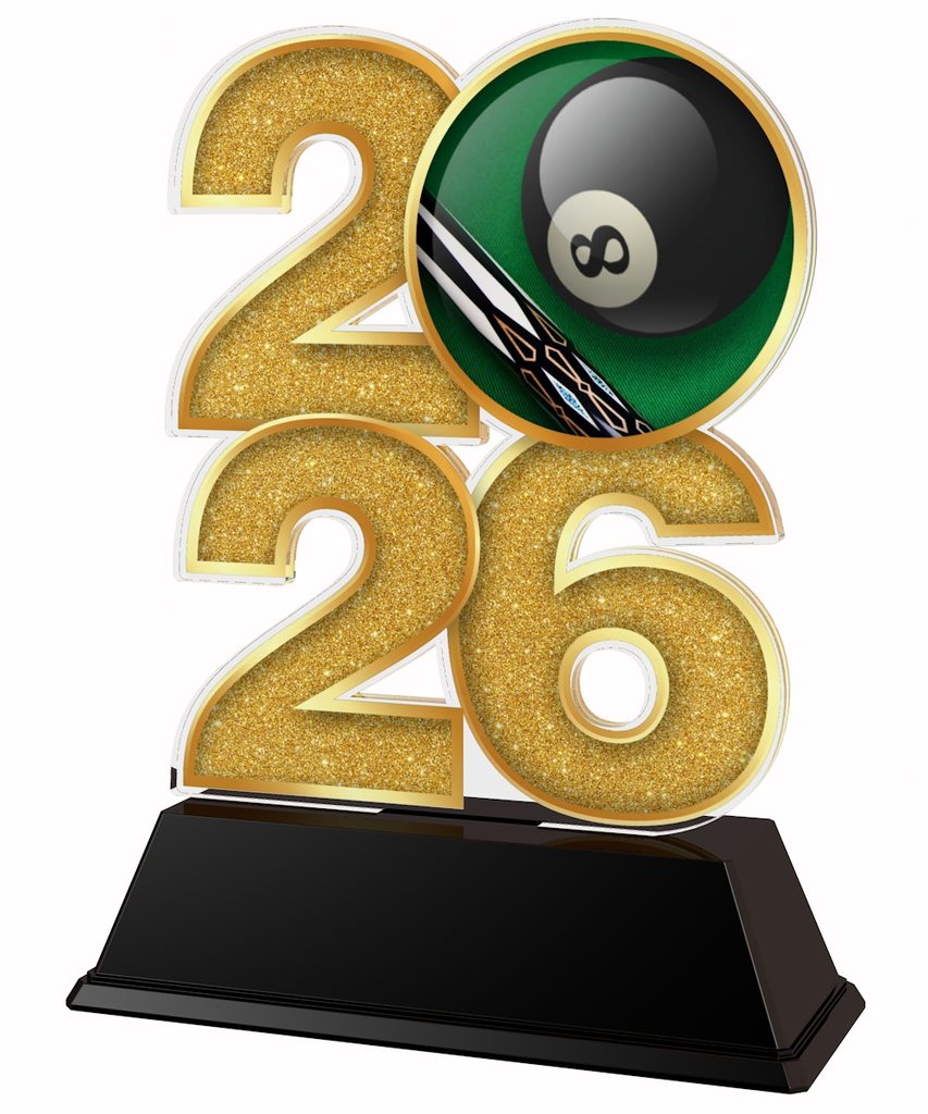 Akrylátová trofej C2026M04 | Biliard