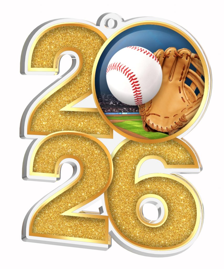 Akrylátová medaile MDA2026M27 | Baseball