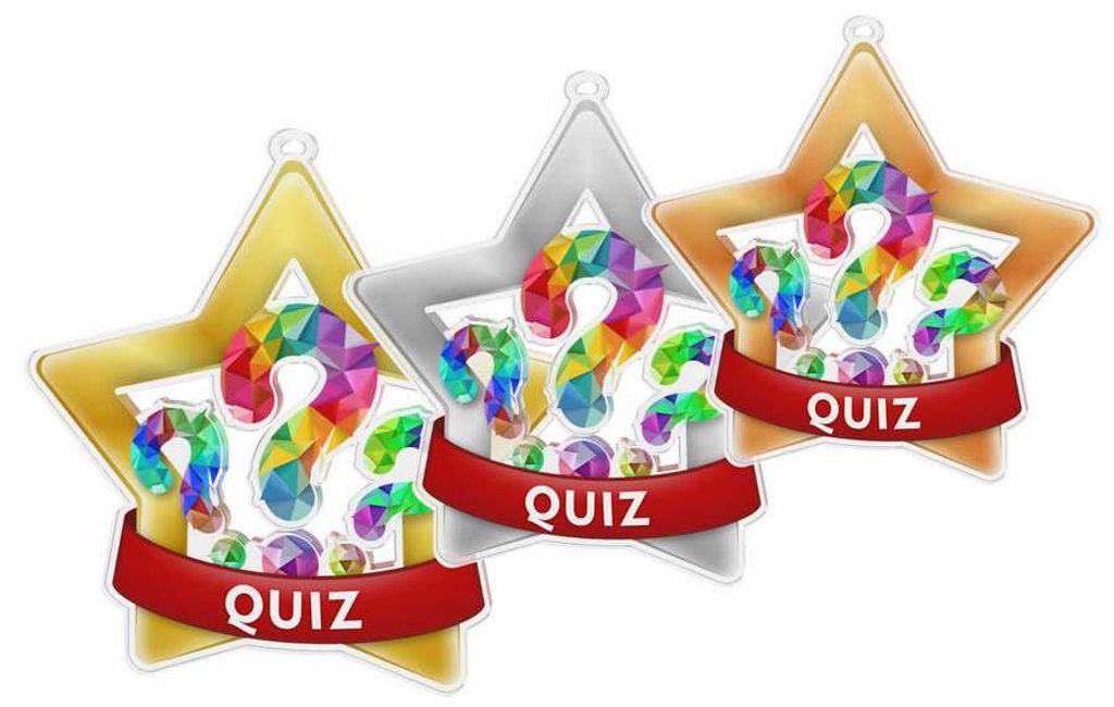 Akrylátová medaile MDASTARM76 | Quiz