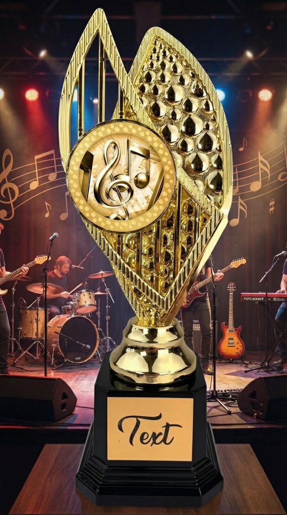 Designová trofej AVR1M34 | Hudba