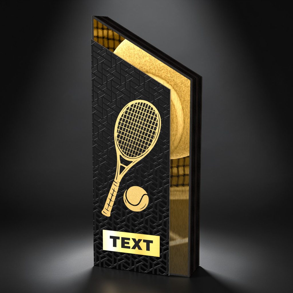 Dřevěná trofej WM001M25 | Tenis