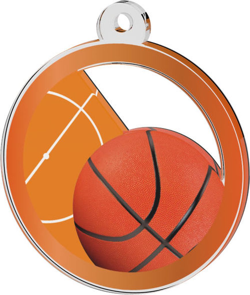 Akrylátová medaile MDA0020M42 | Basketball