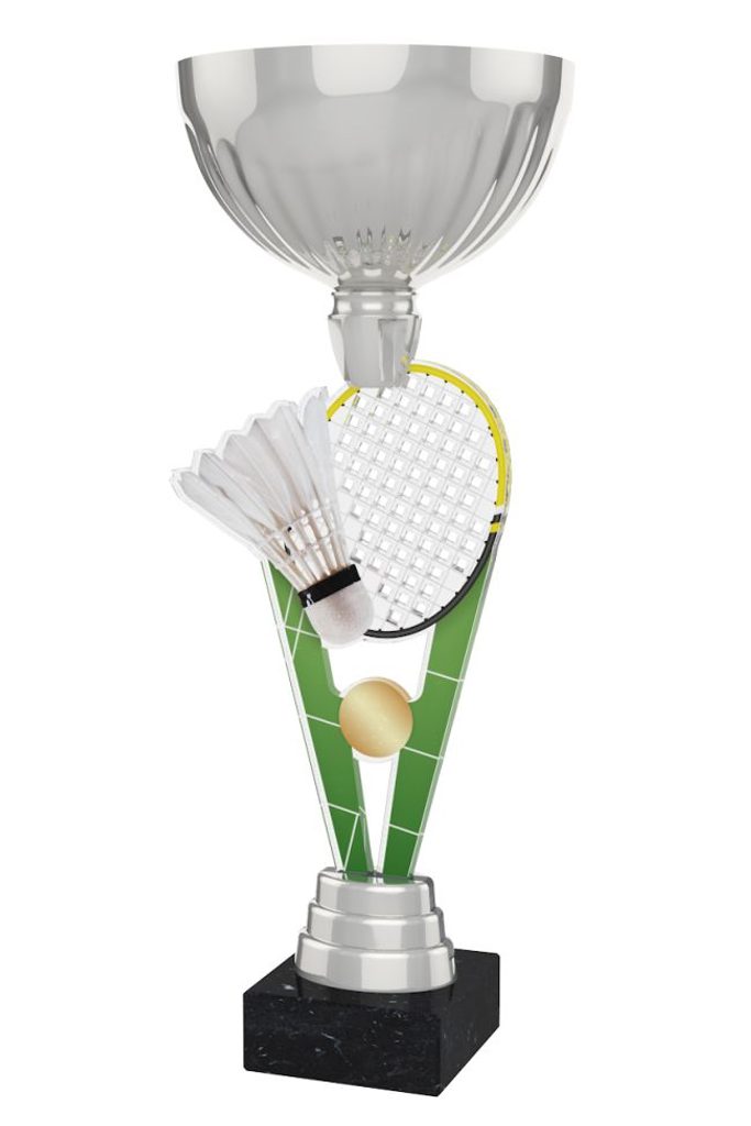 Akrylátová trofej ACUPSILVM04 | Badminton