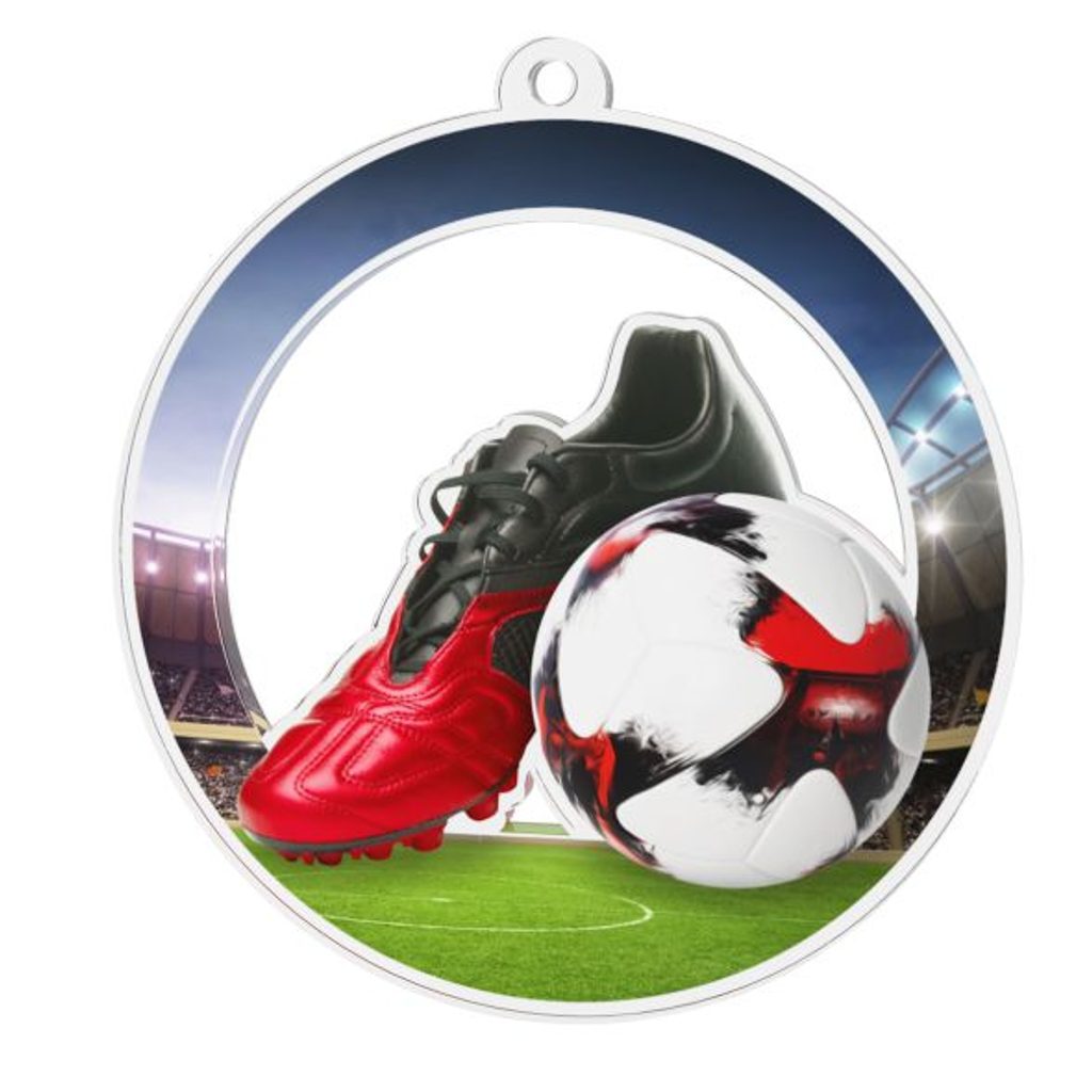 Akrylátová medaile MDAF0010M20 | Fotbal