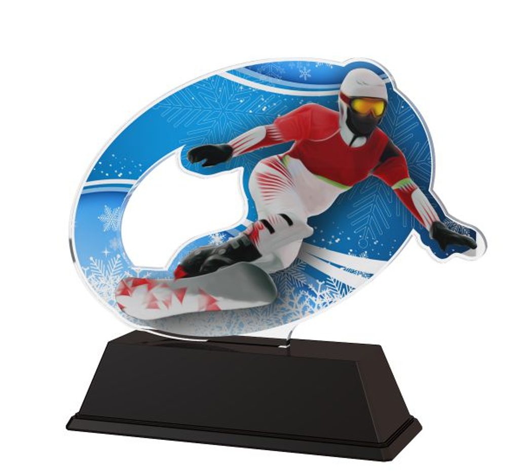 Akrylátová trofej ACLC001M3 | Snowboard