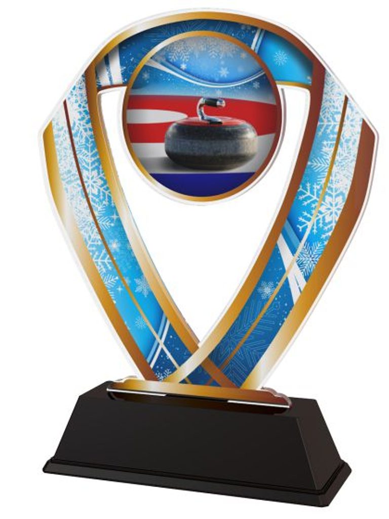 Akrylátová trofej ACRCSM2 | Curling