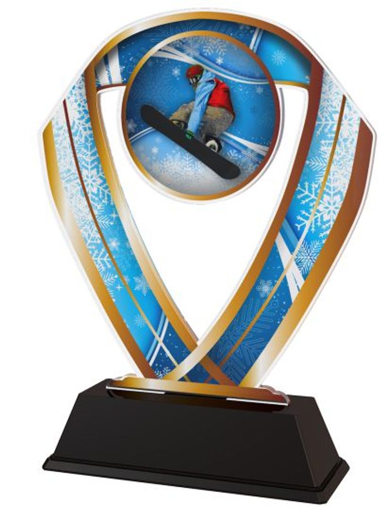 Akrylátová trofej ACRCSM12 | Snowboard
