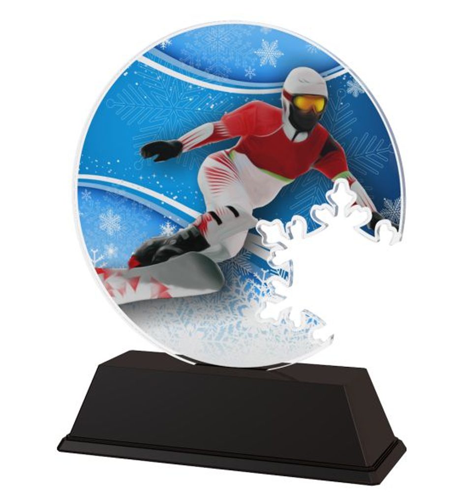 Akrylátová trofej CBCUS002M4 | Snowboard