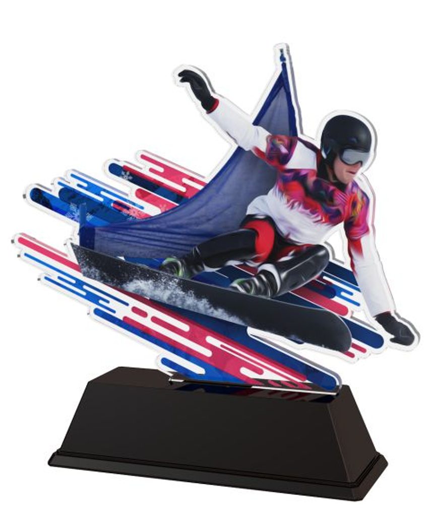 Akrylátová trofej FAZ001M3 | Snowboard