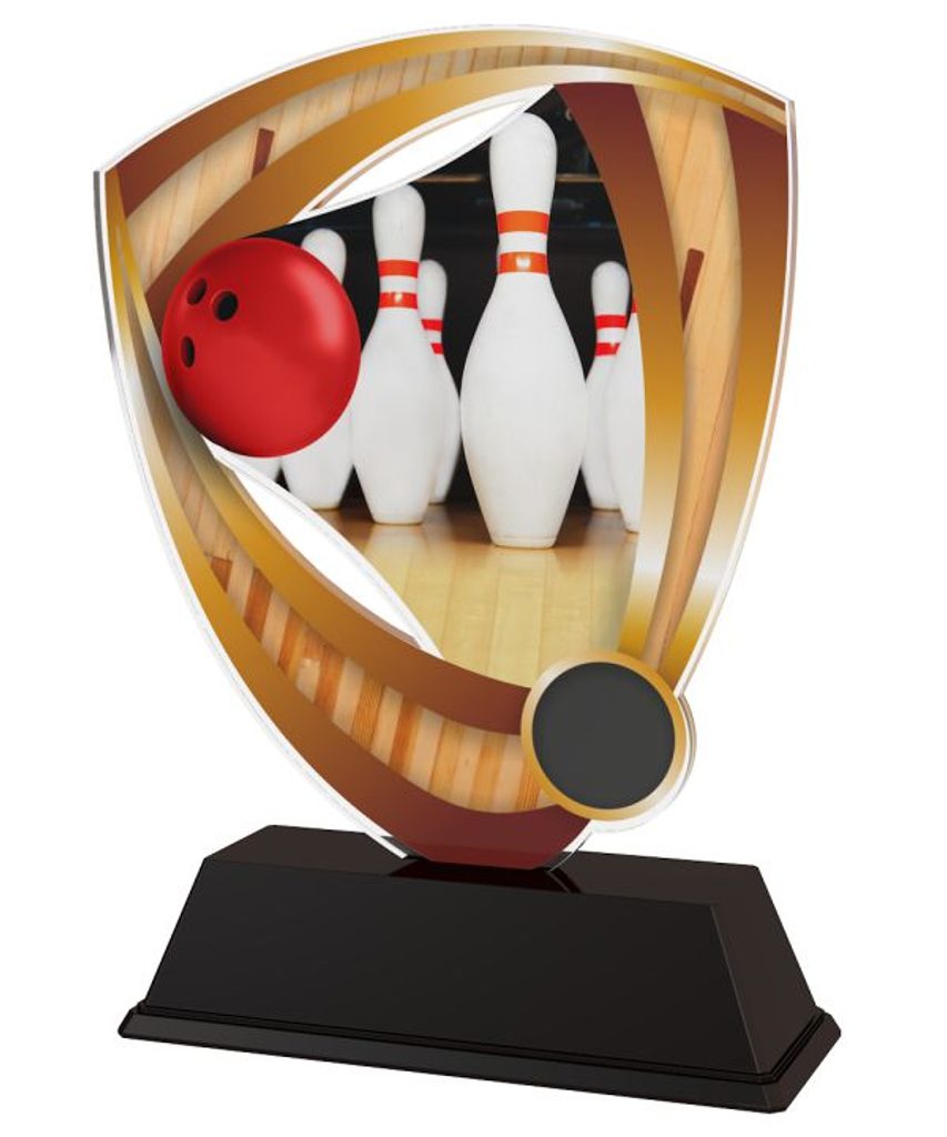 Akrylátová trofej CACUF001M4 | Bowling
