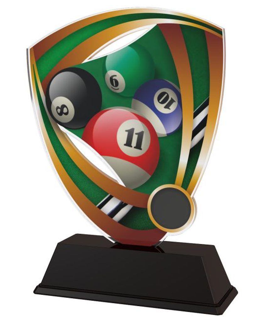 Akrylátová trofej CACUF001M11 | Billiard