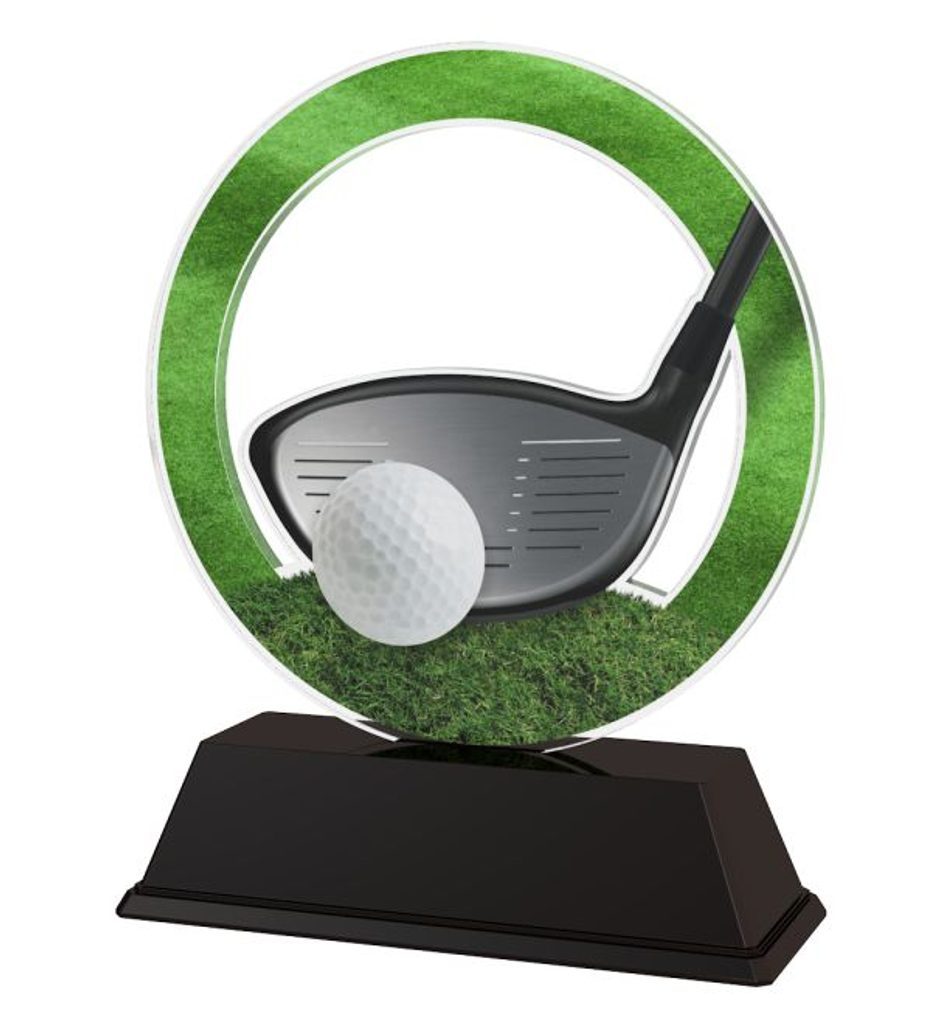 Akrylátová trofej CBCUF001M10 | Golf