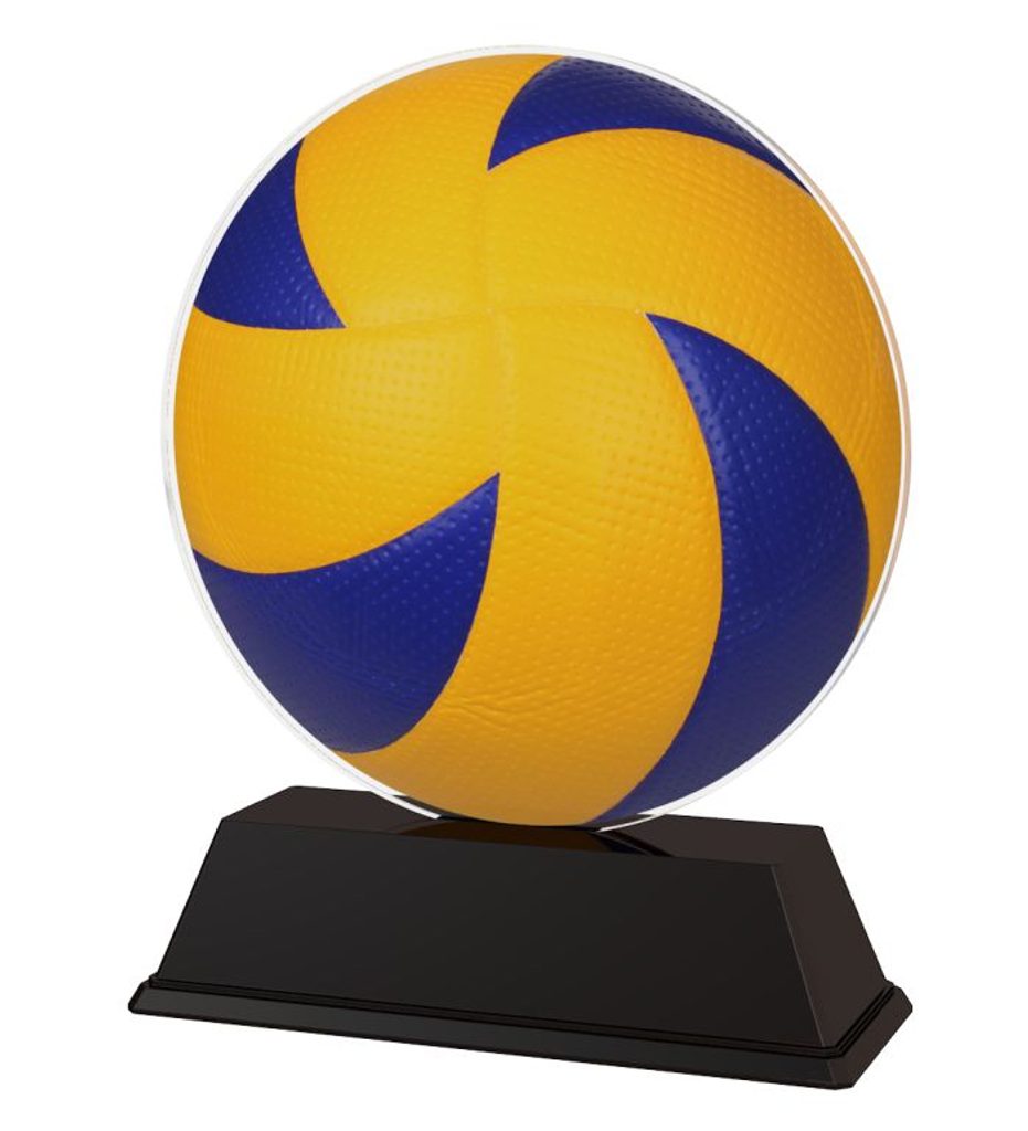 Akrylátová trofej AKE012018M28 | Volejbal
