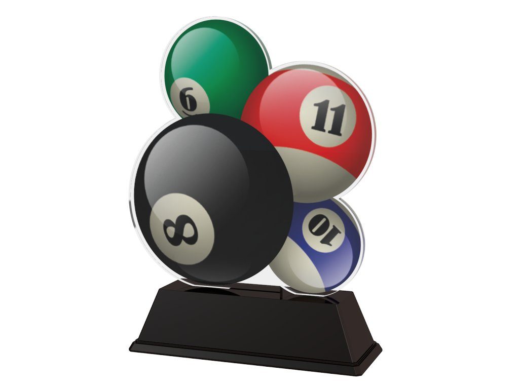 Akrylátová trofej FA210M17 | Billiard