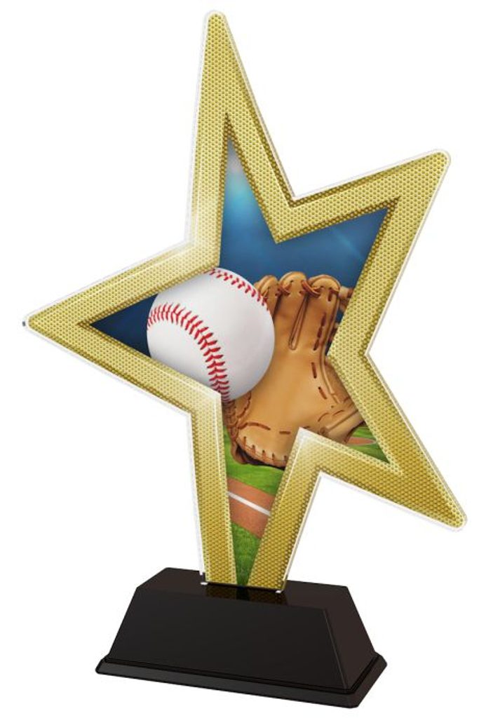 Akrylátová trofej STAR002M6 | Baseball