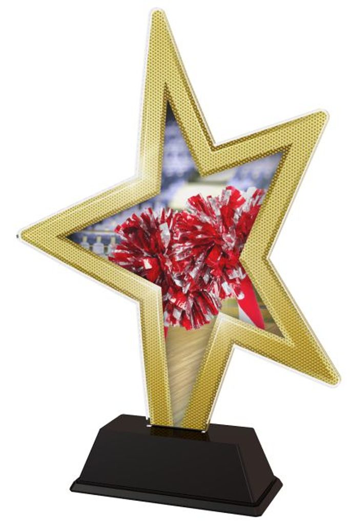 Akrylátová trofej STAR002M9 | Roztleskávačky