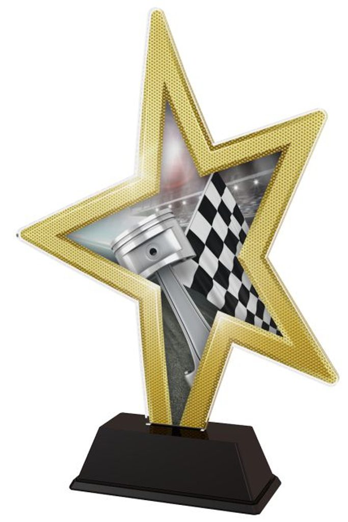 Akrylátová trofej STAR002M13 | Motorsport