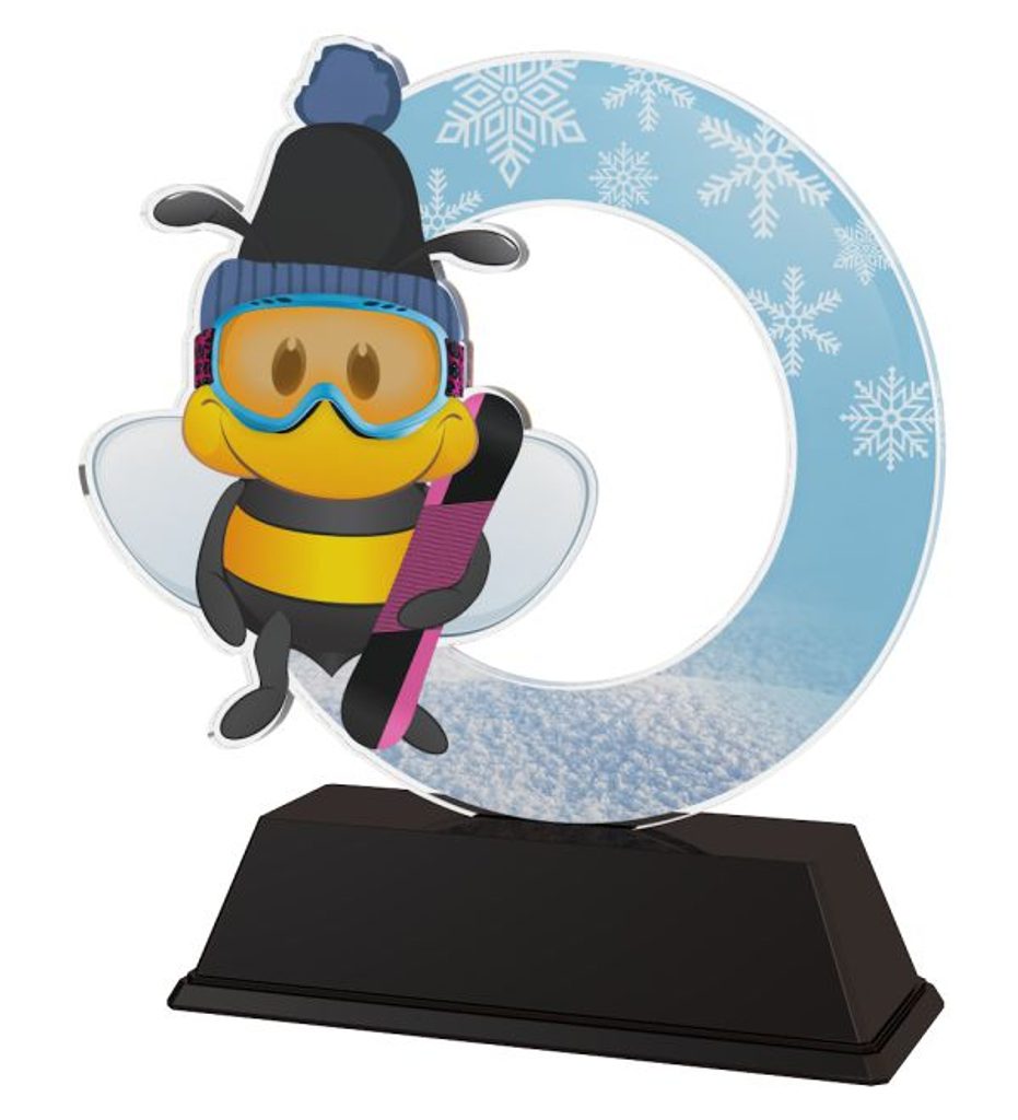 Akrylátová trofej AKEKC001M12 | Snowboard