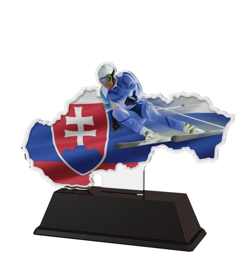 Akrylátová trofej LAC005M1 | Sjezdové lyžování