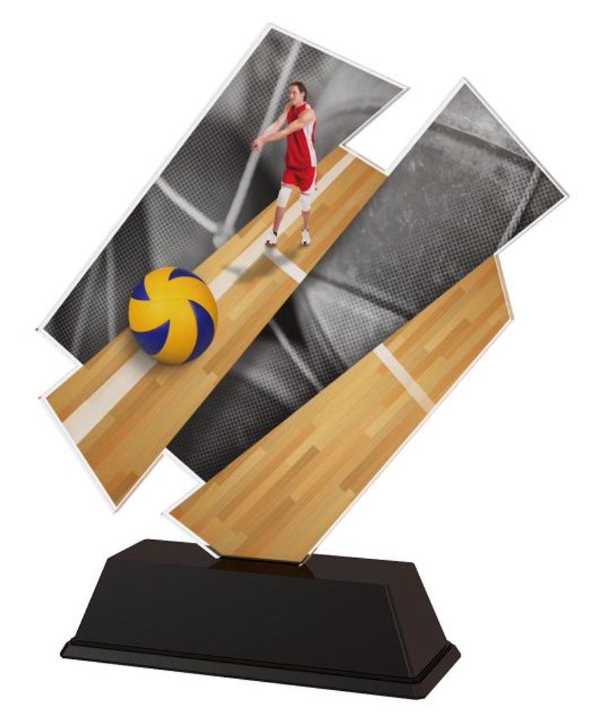 Akrylátová trofej ACZC001M10 | Volejbal