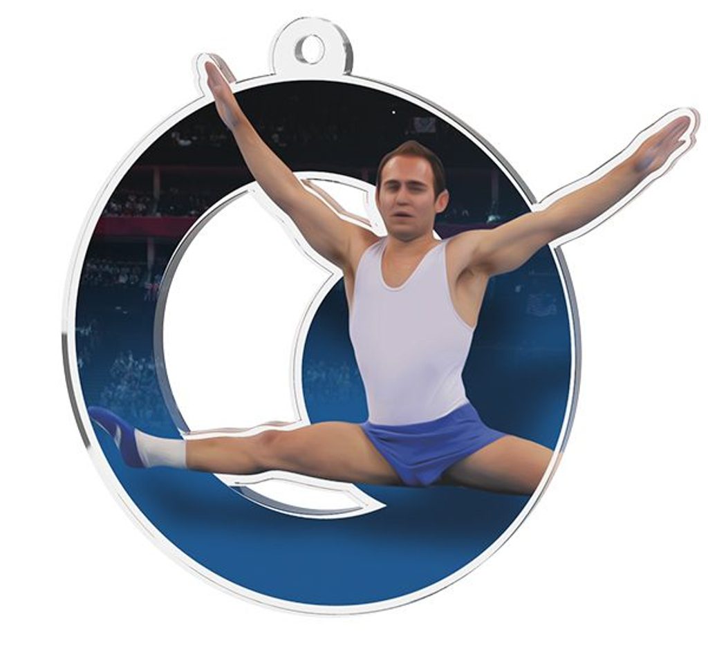 Akrylátová medaile MDA0020M74N | Gymnastika