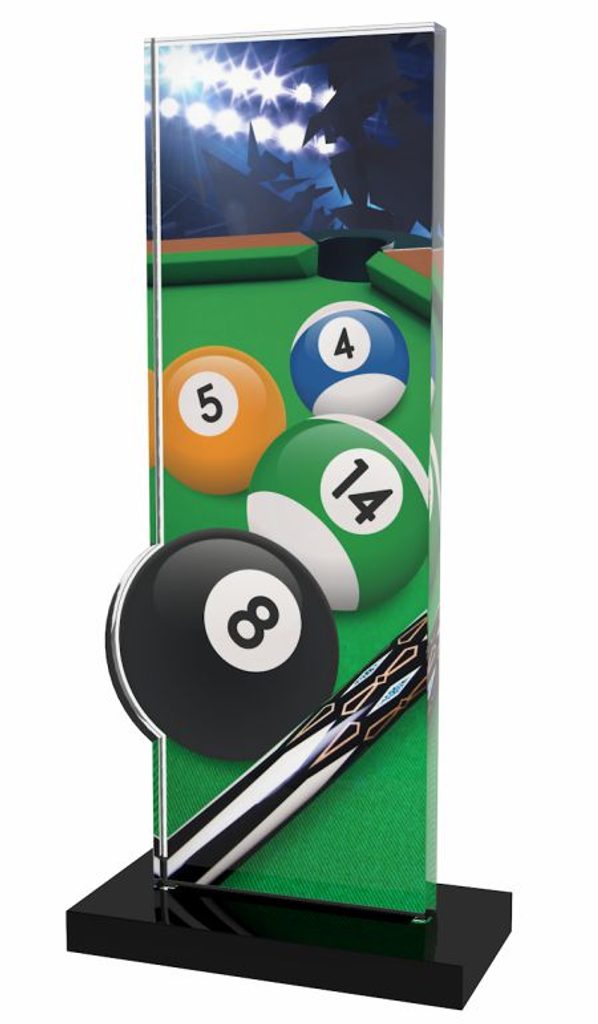 Akrylátová trofej APLAM16 | Billiard