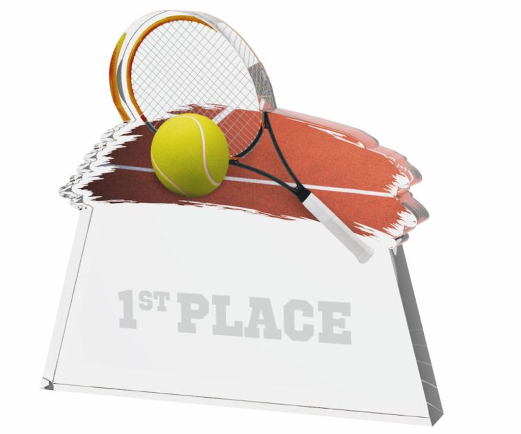Akrylátová trofej TAC001M09 | Tenis
