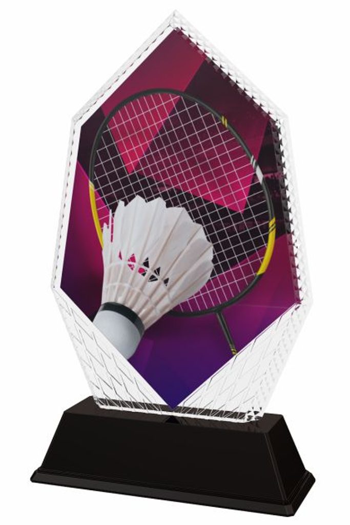 Akrylátová trofej PYR001M09 | Badminton