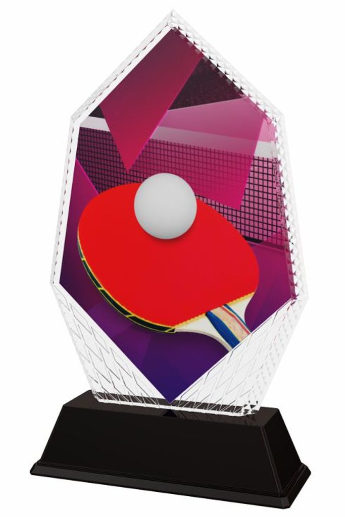 Akrylátová trofej PYR001M14 | Stolní tenis