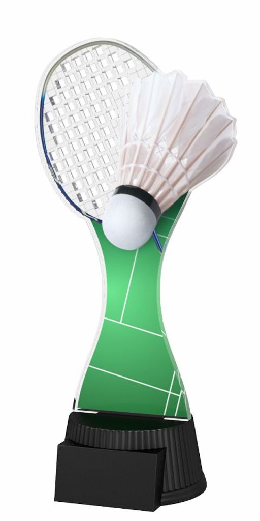 Akrylátová trofej ACUTCM04 | Badminton