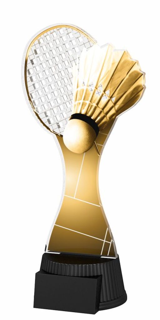 Akrylátová trofej ACUTCNM04 | Badminton