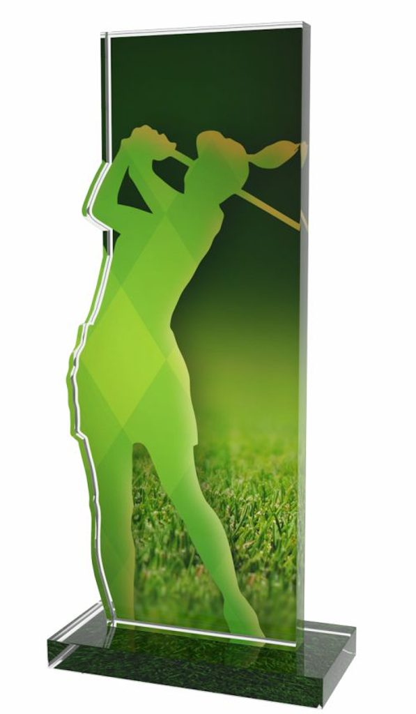 Akrylátová trofej APLA2M04 | Golf