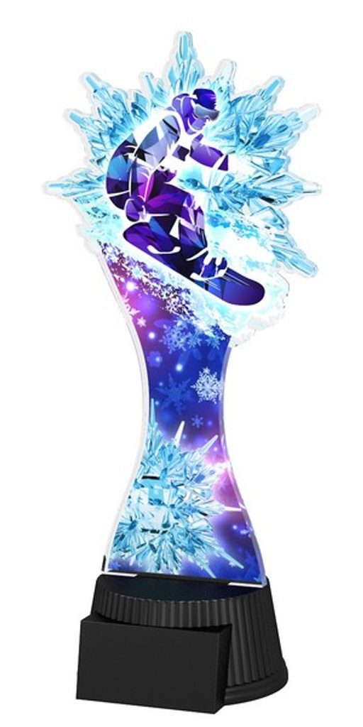 Akrylátová trofej ACUTCM68 | Snowboard