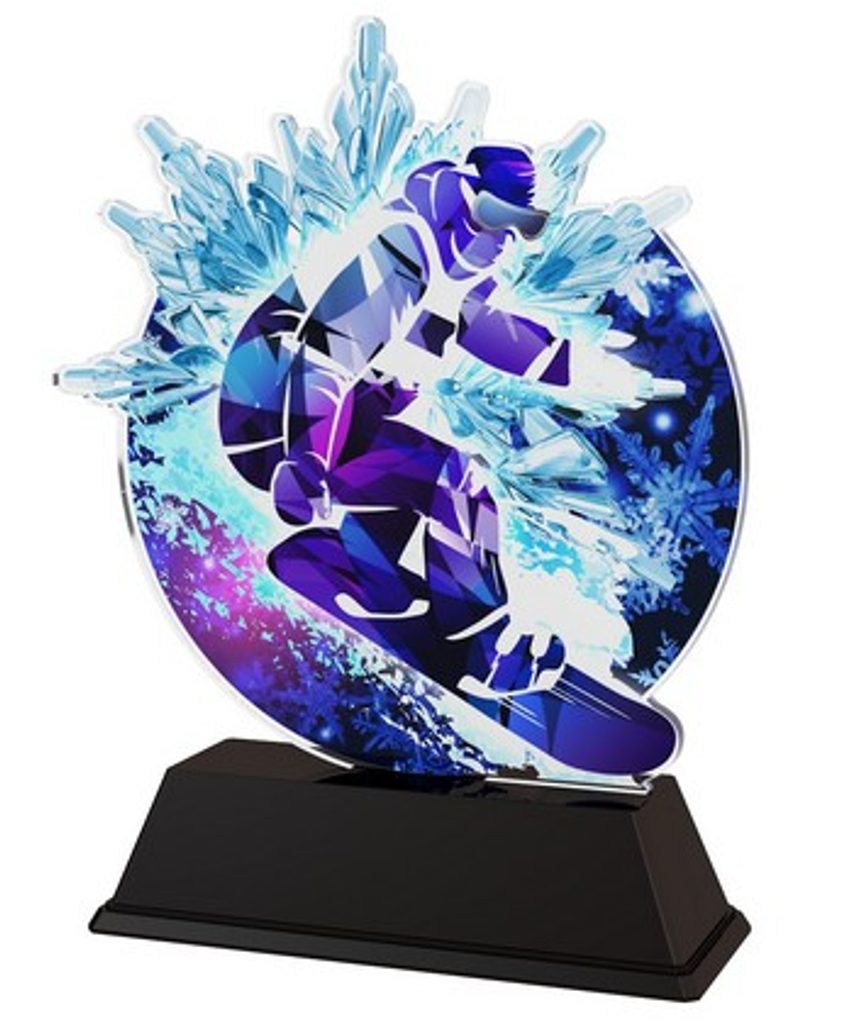Akrylátová trofej CBCUS004M03 | Snowboard