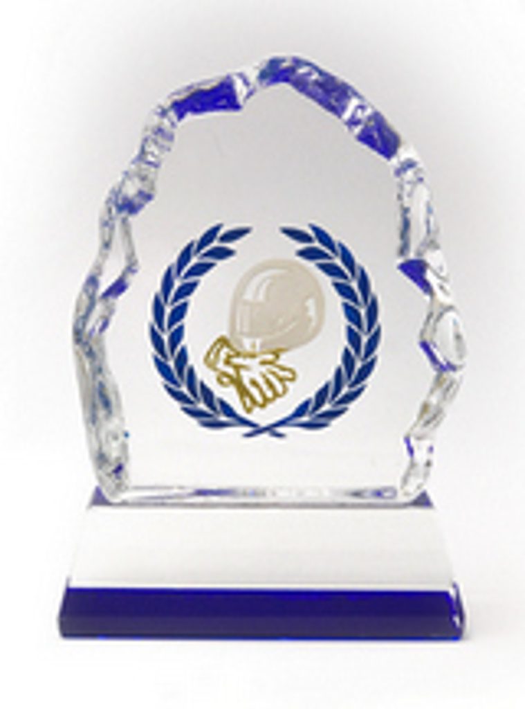 Skleněná trofej VCR9212