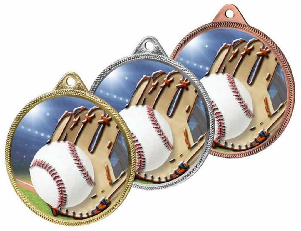Kovová medaile MDL001M07 | Baseball