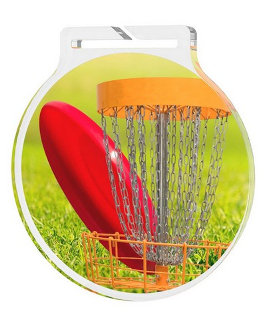 Akrylátová medaile MDA60M64 | Discgolf