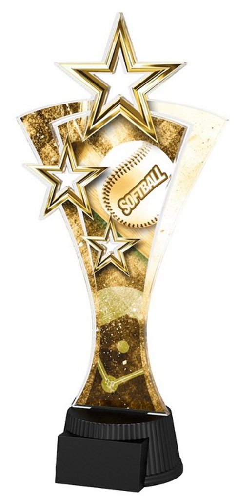 Akrylátová trofej ASTARN001M12 | Softball