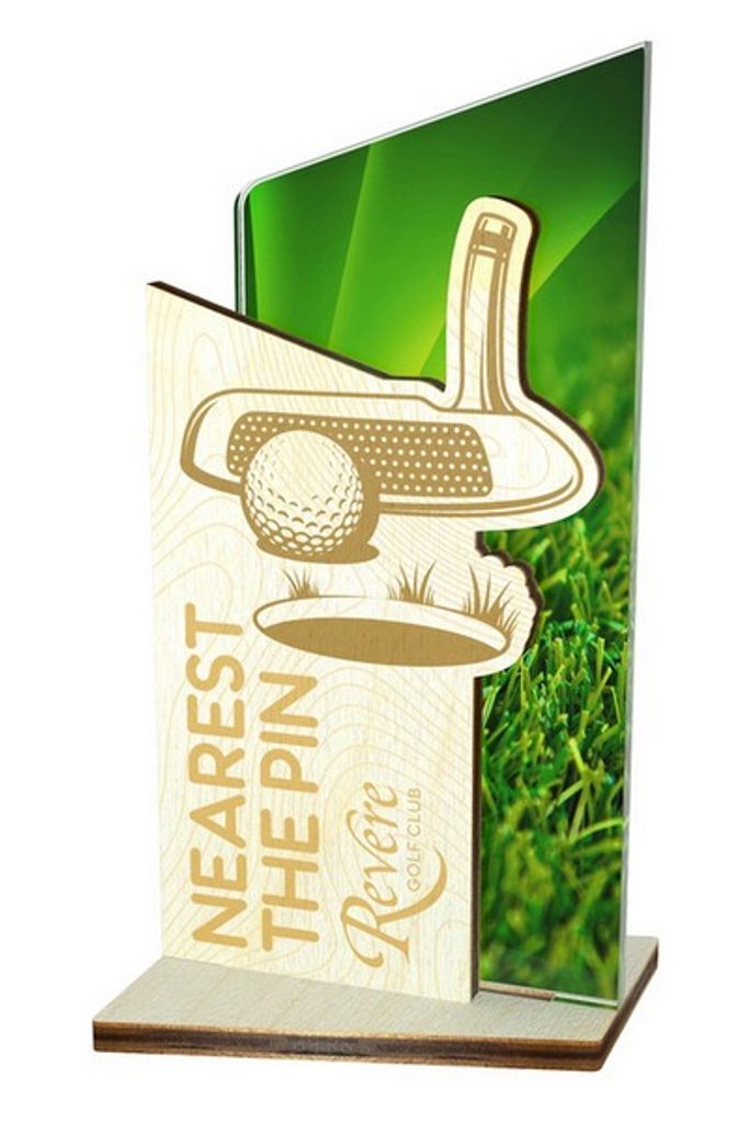 Akrylátová trofej APLA0012M03 | Golf