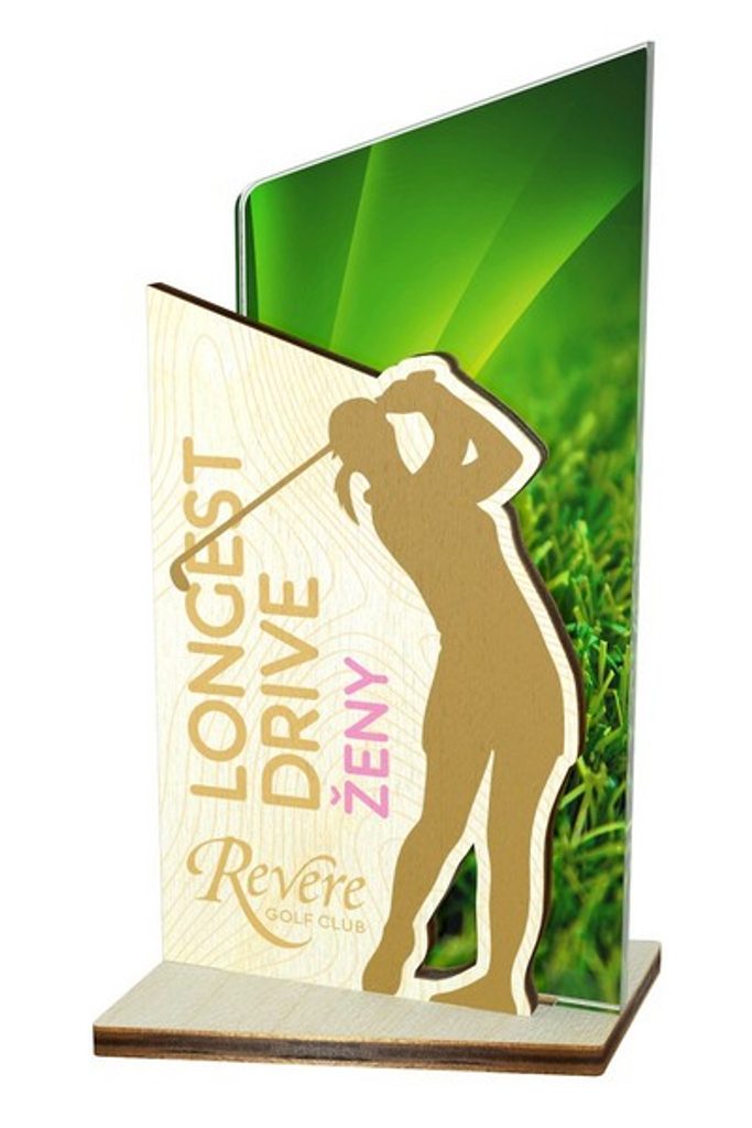 Akrylátová trofej APLA0012M01 | Golf
