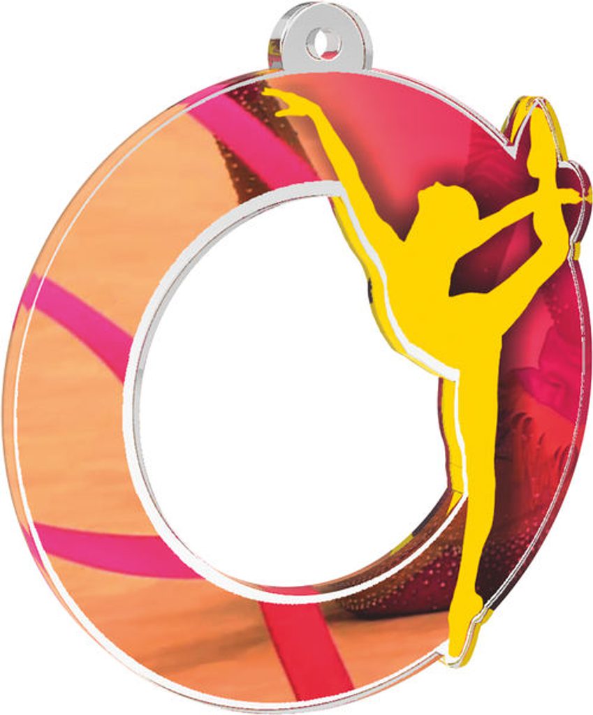 Akrylátová medaile MDA0010M40 | Gymnastika