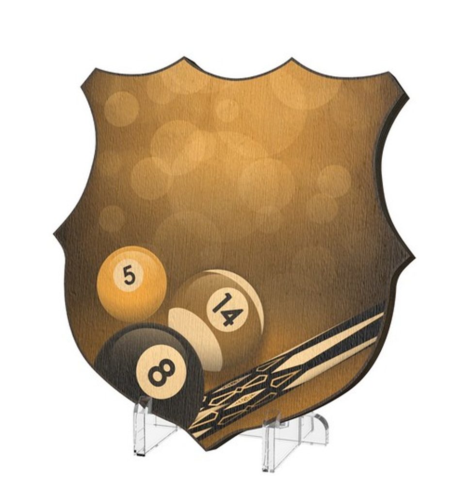 Plaketa WPPR002M18 | Billiard